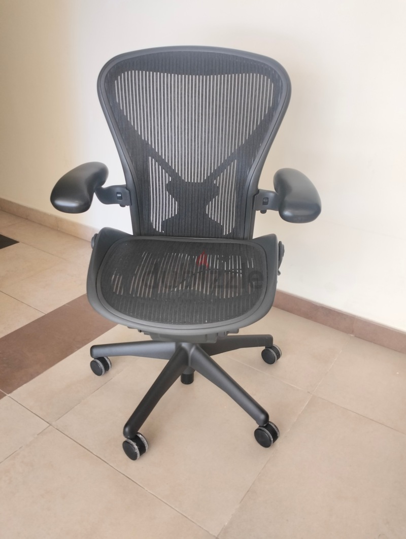 Im selling Herman Miller Aeron size B and C chair used available | dubizzle