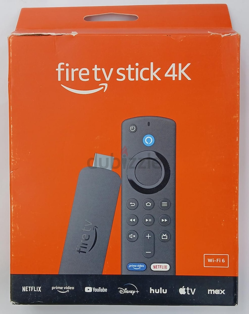 AMAZON STREAMING MEDIA PLAYER FIRE TV STICK 4K (2ND GEN) WITH ALEXA ...