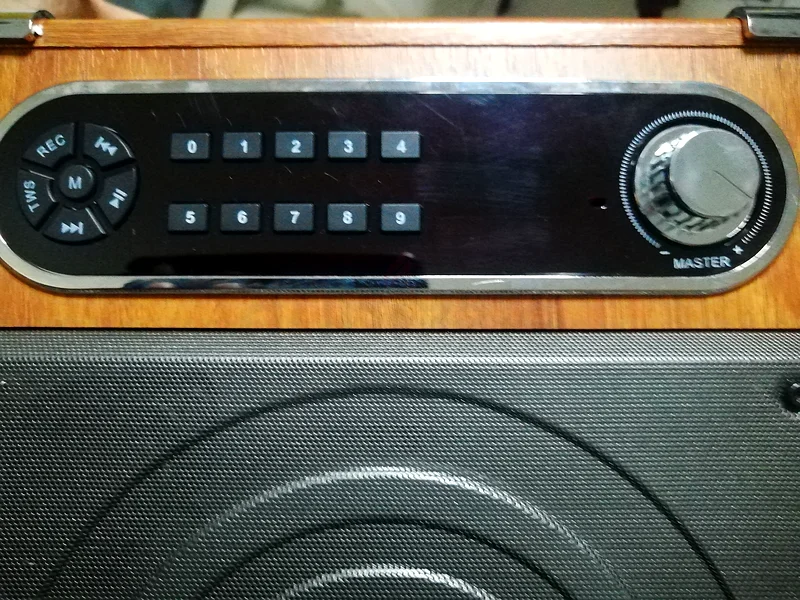 JYX S55 Karaoke Machine with Two Wireless Microphones,