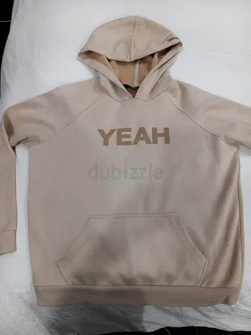 Beige hoodie, size M