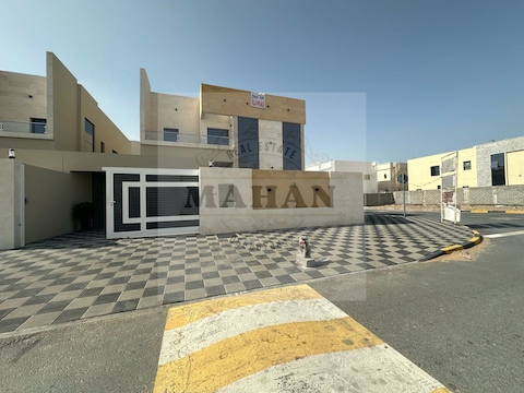Corner Luxury Modern Villa For Sale In Al Zahya | 5 Bedroom, Hall & Majlis | Central A\c | Without