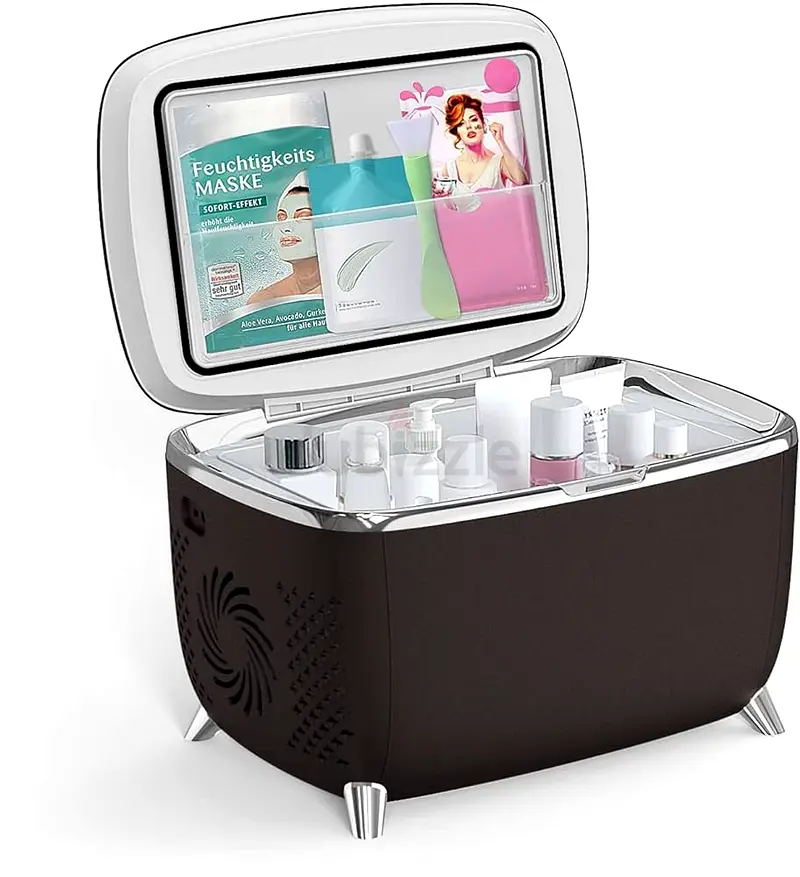 Living Enrichment Mini Fridge, Skincare Fridge Cooler 6L Capacity