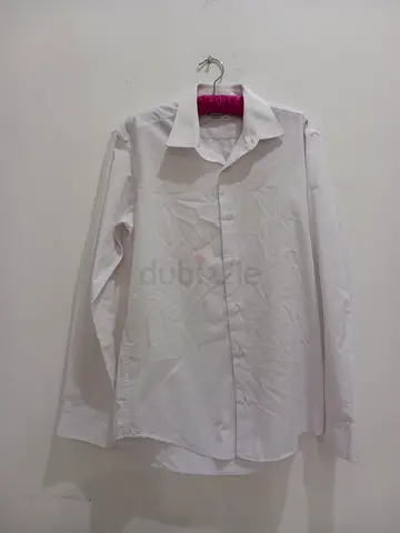 Mens formal white shirt, size large