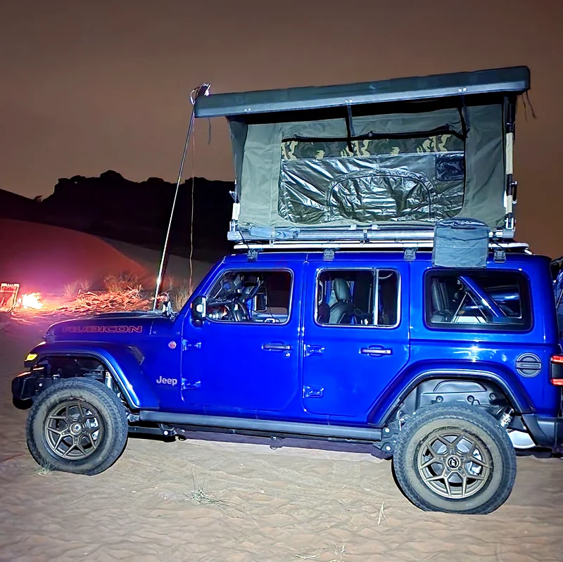 Full automatic roof tent camping