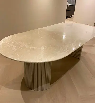 Modern bespoke marble table