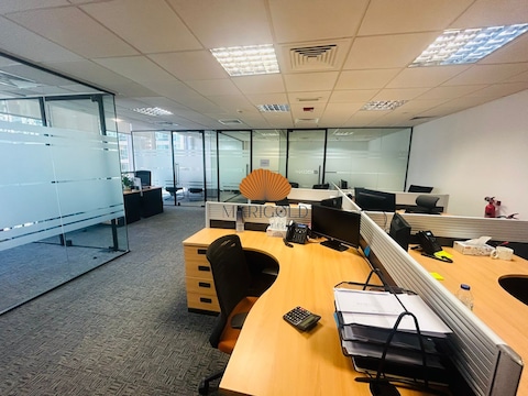Fully Fitted Office, Glass Partitions, Lake Views