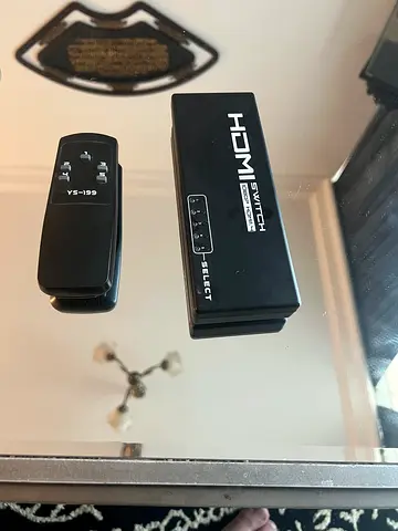 Hdmi splitter 6 ports divider with remote