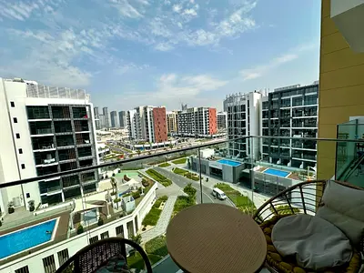 Brand New Furnished Studio In Mbr City Azizi Riviera