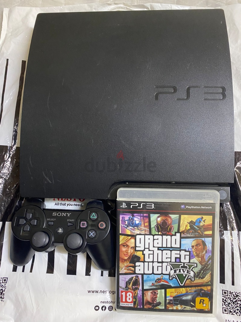 Sony PlayStation 3 With Game GTA 5 | dubizzle