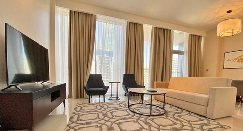 Fully Furnished 1br In Capital Bay Tower | Bills Included | W/ Balcony