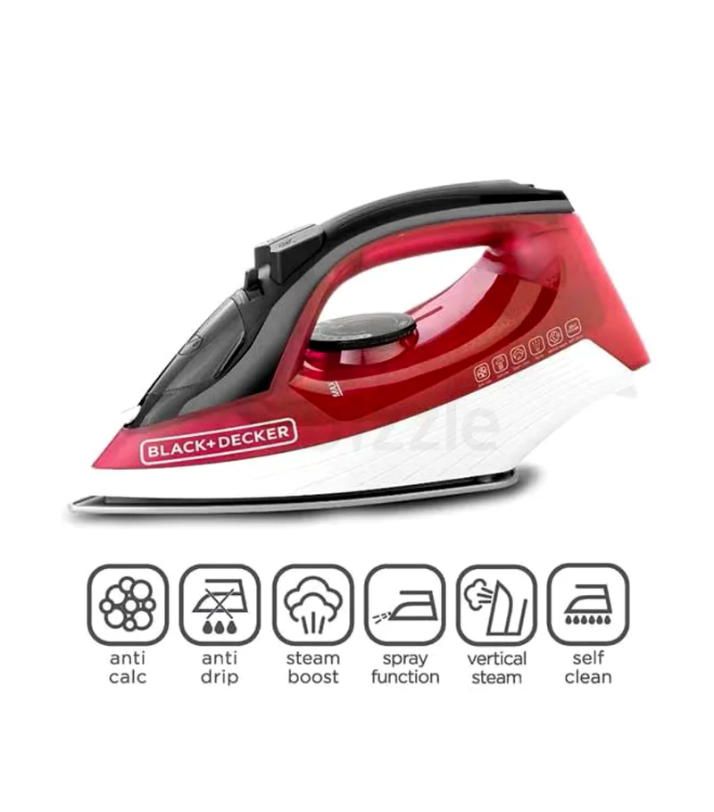Black and decker steam iron دوبيزل