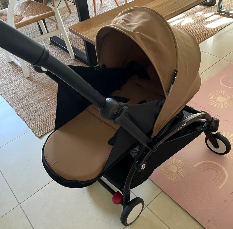 Great LIKENEW Babyzen YoYo Newborn pack 0 / Toffee color (WITHOUT