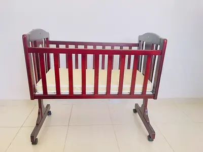 WOODEN BABY CRADLE (AED 200)