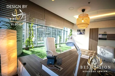 Yearly-price Starts From Aed46,000 Depends On The Size And Design Of The Office. Well-furnished Of