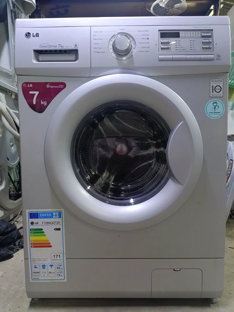 Lg 7kg direct drive Front load washing machine دوبيزل