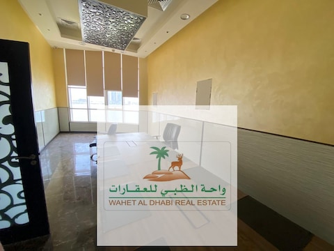 Office For Annual Rent In Al Khan, Large Area With Balcony, Wonderful View