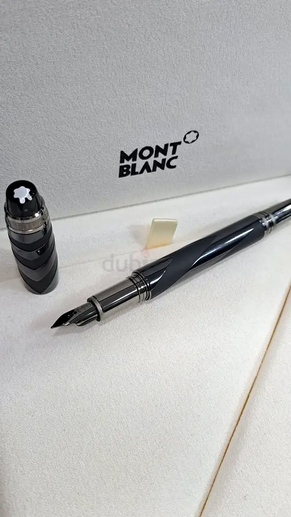 LUXURY PEN MONTBLANC STARWALKER BLACK CERAMIC FOUNTAIN PEN دوبيزل