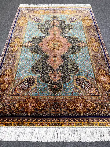 181 x 121 cm | New High Quality Silk Beautiful Persian Carpet