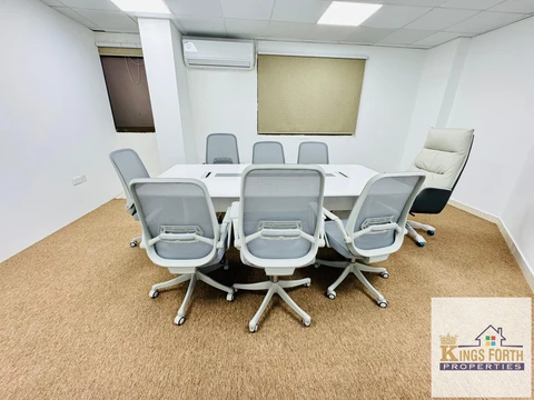 Luxury Office Available Big Size Prime Location Dewa Wifi Free Same Time Ejari Tea Water Free Nice