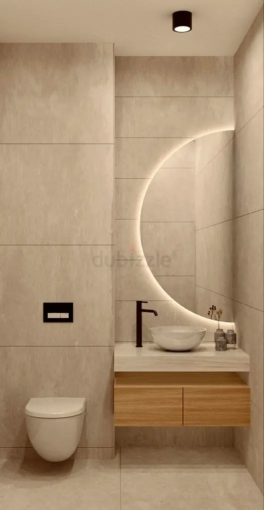 Elegant vanity cabinet basin