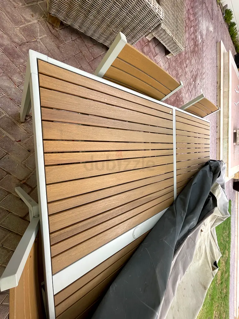 IKEA outdoor 2 tables and 6 chairs