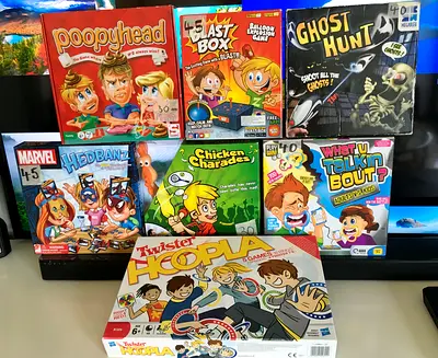 Collection of 7 super fun family board games