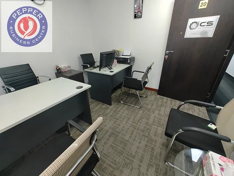 100 Sft Fully Furnished Office For Aed 17,999 Per Year