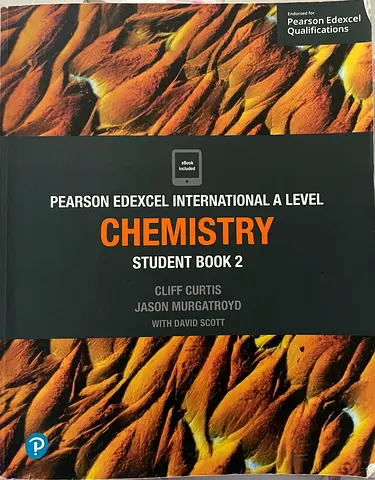 Pearson Edexcel International A Level Chemistry Student Book 2