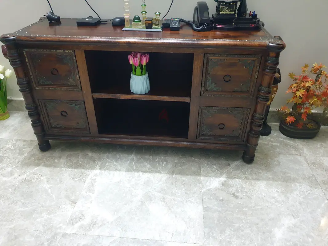 solid wood TV table for sale