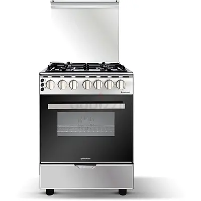Westpoint 60X60 Gas Cooker Auto Ignition Min ‎WCE-6640HDFS Silver FREE DELIVERY +WARRANTY