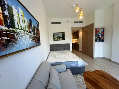 One Month Free Furnished Studio For Rent In Azizi Riviera 27 Meydan
