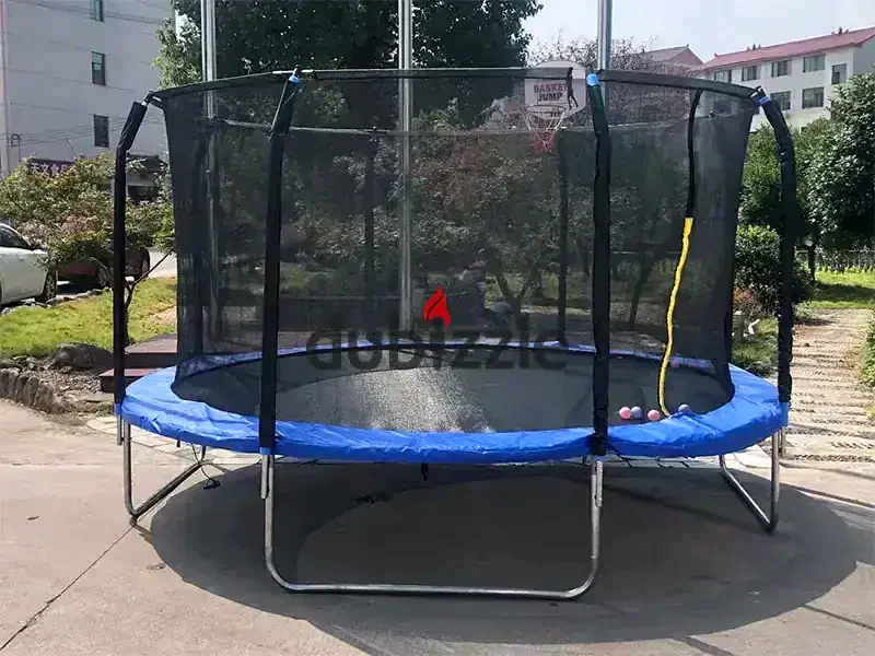 Black And Blue Mesh Trampoline - 10 Feet632257363001611126