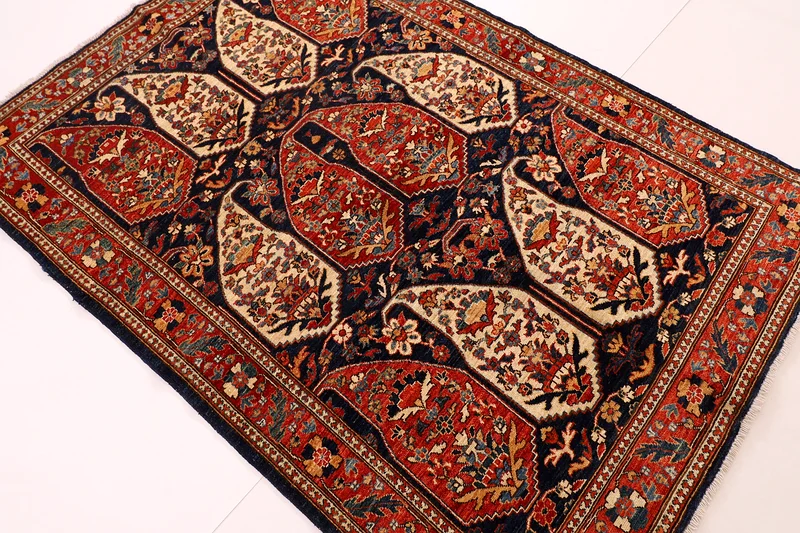 1.2 × 1.77 م | 4 × 5.10 قدم | سجادة يدوية جديدة بتصميم قديم رفيع | سجادة أفغانية63185241438593111