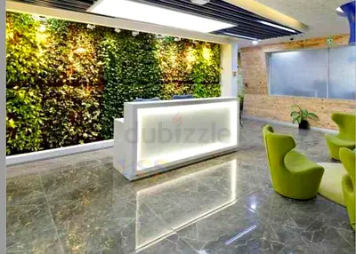 Custom made office reception Desk