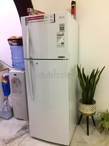 LG 422 Liters Top Mount Refrigerator, White - GR-B392RLHL FREE DELIVERY +WARRANTY