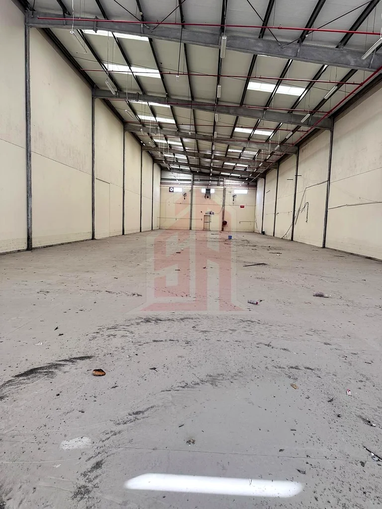 Warehouse 9,300sqft shed available for rent aed32/sqft in industrial