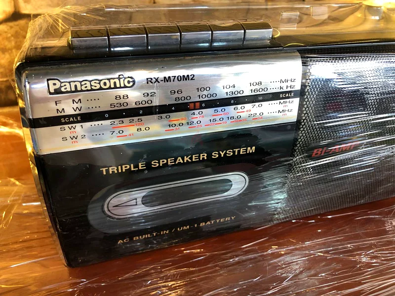 مسجل باناسونيك old Panasonic Radio cassette player m7063260736886274111