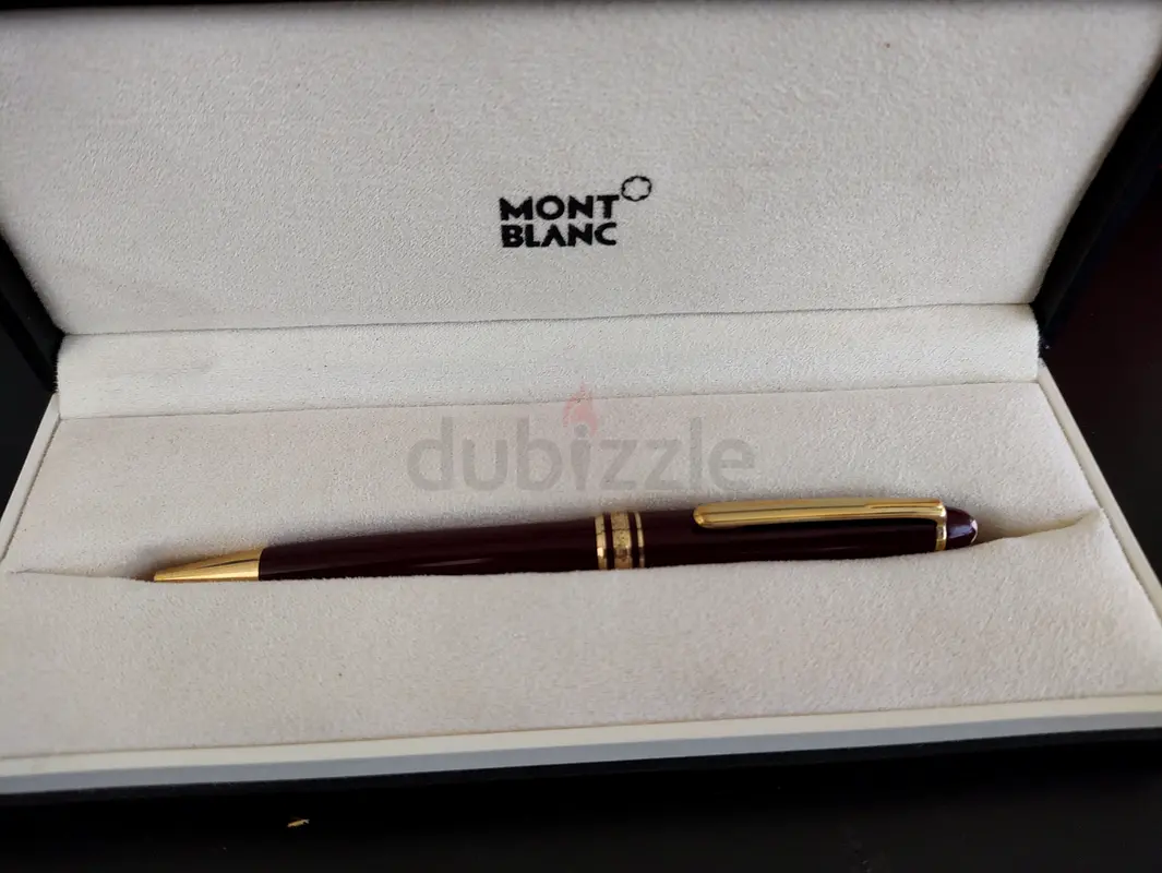 Montblanc Meisterstuck Classique Ballpoint Pen Bordeaux Burgundy Gold