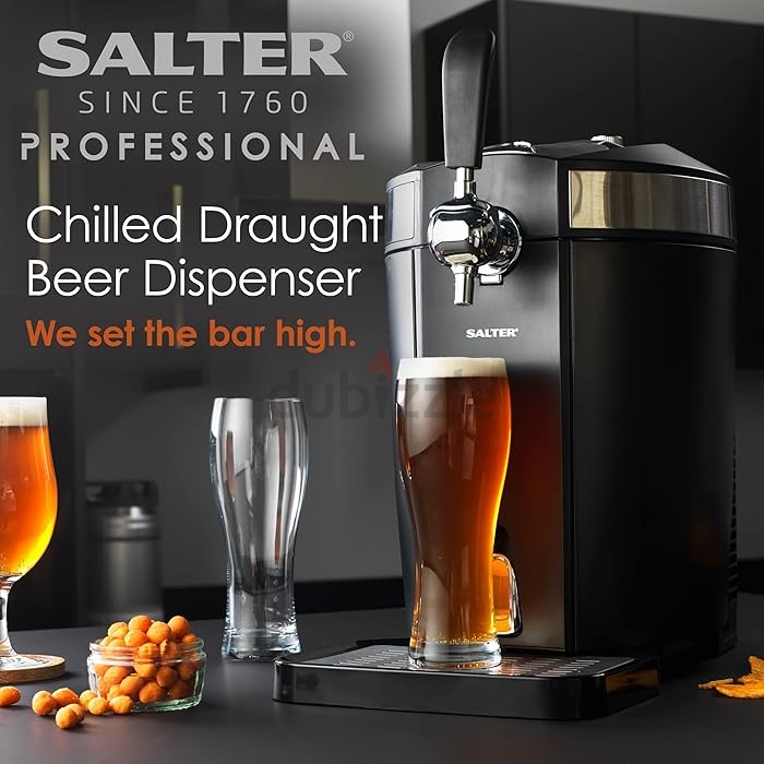 Salter Professional EK4919 Chilled Beer Dispenser, Freestanding Home ...