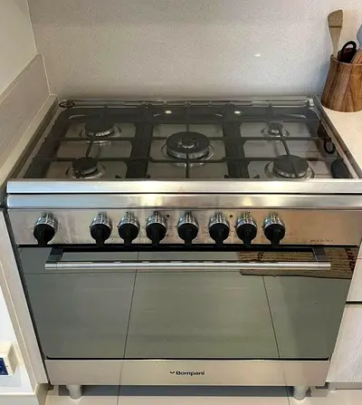 Bompani 5 Burner 2 IN 1 Top Gas+Electric Oven Free-standing cooker FREE DELIVERY +WARRANTY