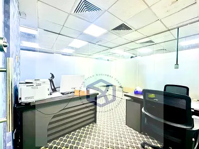 Office Space Available | Vacant | Dewa, Chiller And Wifi Free Ejari