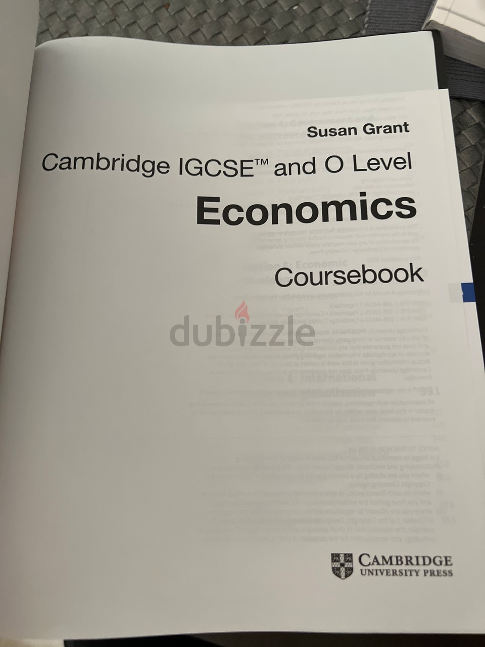 Brand New Cambridge 0455 IGCSE Economics Textbook In Perfect Conditions ...