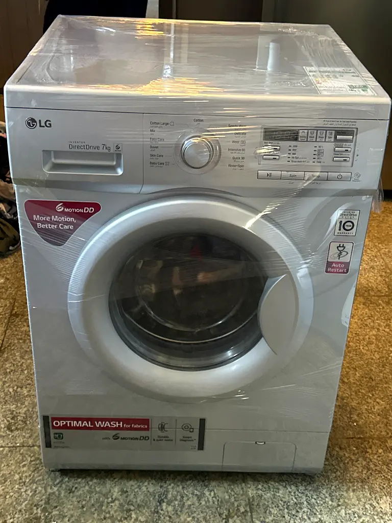 Lg washing machine direct drive 7kg never used new condition