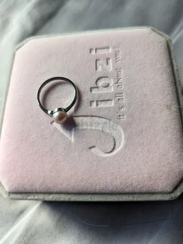 Original pearl silver ring