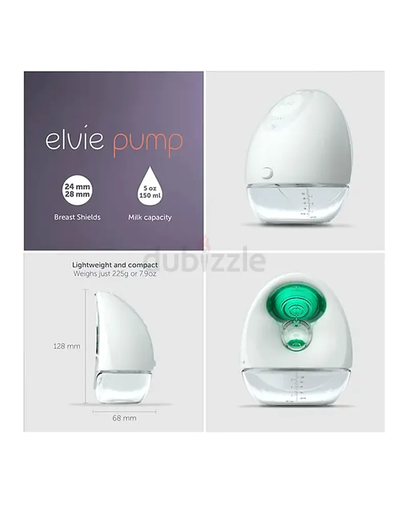 Elvie Breast Pump Double, Wearable Breast Pump with App The