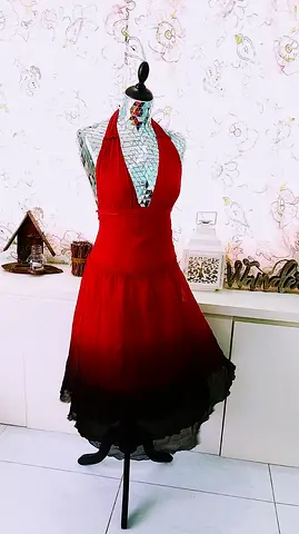 Mango brand neckhold dress