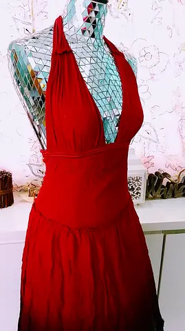 Mango brand neckhold dress