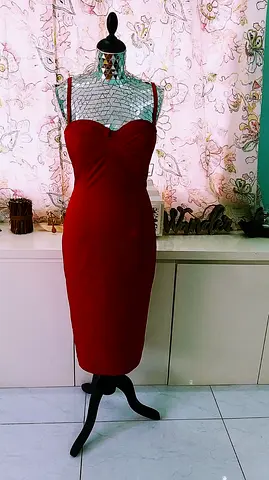 Mango brand built in bra dress