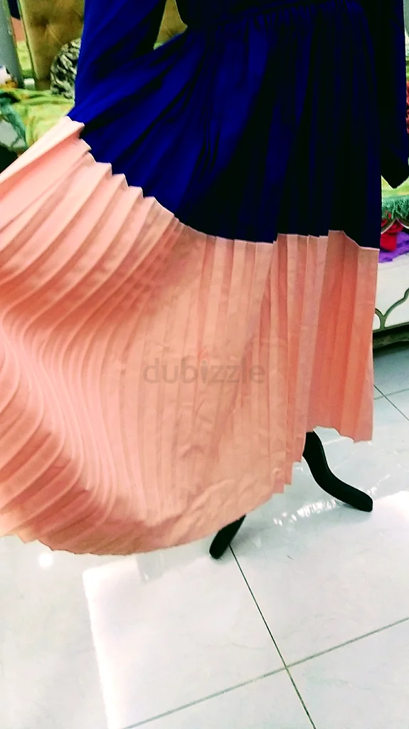 Zara half pleated full length dress63240125085058111