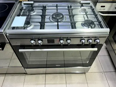 Terim 90X60 Combination Cooker+ Electric Oven 5 burner Stainless Steel,TERGE96ST, FREE DELIVERY+ WAR